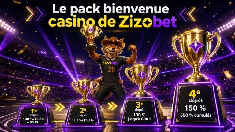 Zizobet Casino pack bienvenue