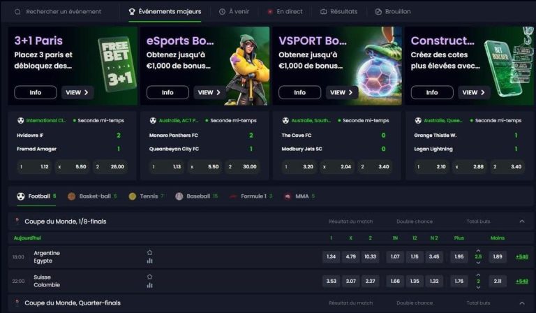 Zizobet Casino paris sportifs
